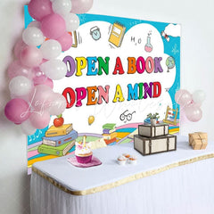 World Book Day Reading Theme Photography Backdrop For Boy And Girl