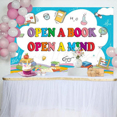World Book Day Reading Theme Photography Backdrop For Boy And Girl