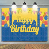 Yellow Big Eyes Minions Birthday Photography Backdrop