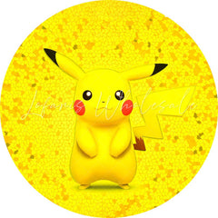 Lofaris Yellow Cartoon Character Round Birthday Party Backdrop