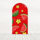 Yellow Floral Watermelon Summer Arch Backdrop For Vibrant Parties