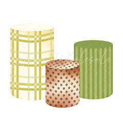 Yellow Green Brown Nature Adventure Cover Cylinders Kit