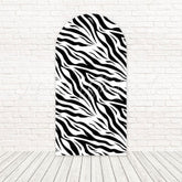 Zebra Animal Print Classic Safari Arch Backdrop For Jungle Birthday