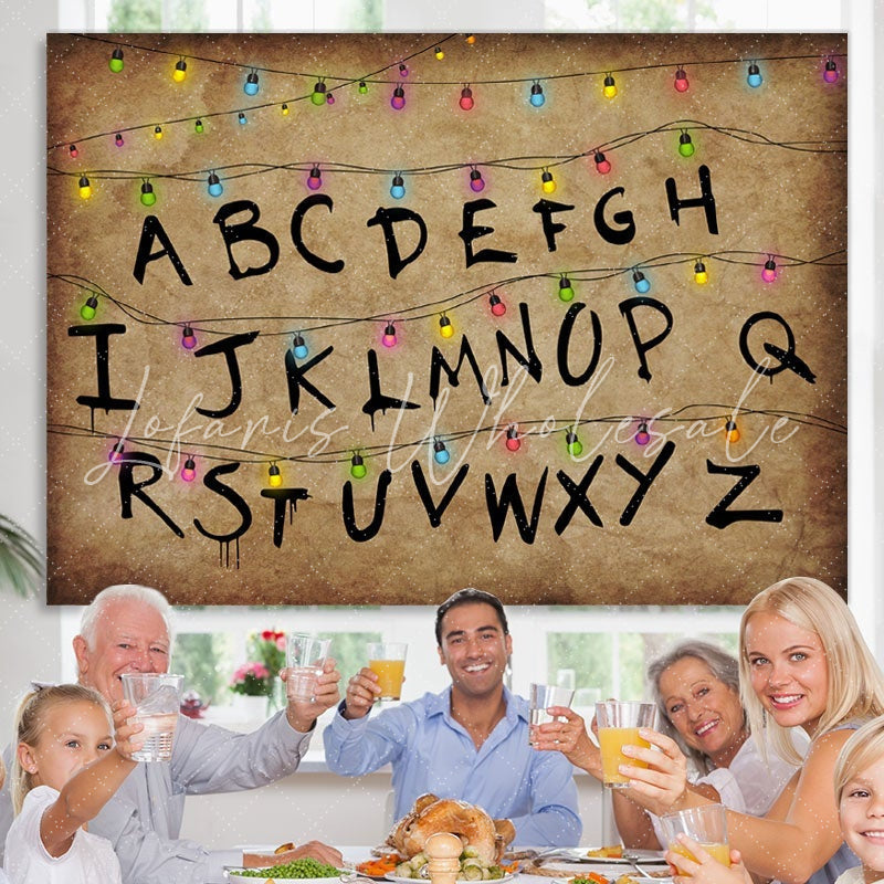 Lofaris Alphabet and Colorful Lights for Kids Birthday Party