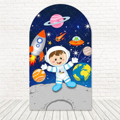Astronaut Kid Star Journey Arch Backdrop For Intergalactic Bash