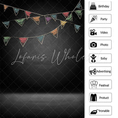 Lofaris Banners blackboard back to school backdrop for students