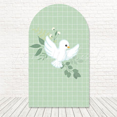 Baptism Pigeon Peace Dove Arch Backdrop For Christening Set