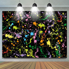 Lofaris Black And Colored Graffiti Wall Backdrop For Party