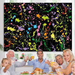 Lofaris Black And Colored Graffiti Wall Backdrop For Party