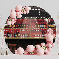 Boteco Round Backdrop for Brazilian Themed Party