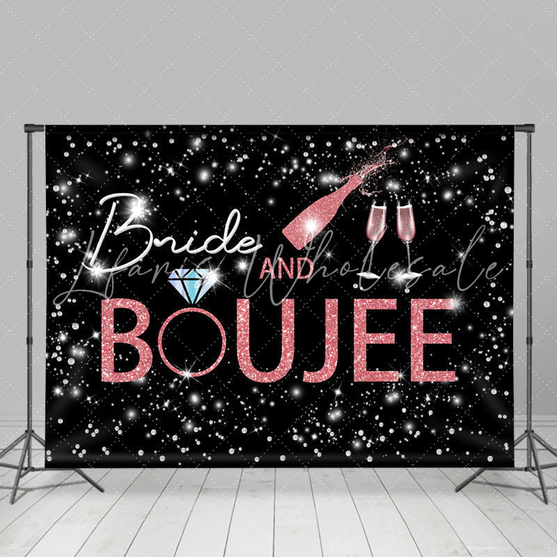 Lofaris Bride And Boujee Sweet Night Bridal Shower Backdrop
