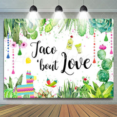 Lofaris Cactus Taco Bout Love Mexican Bridal Shower Backdrop