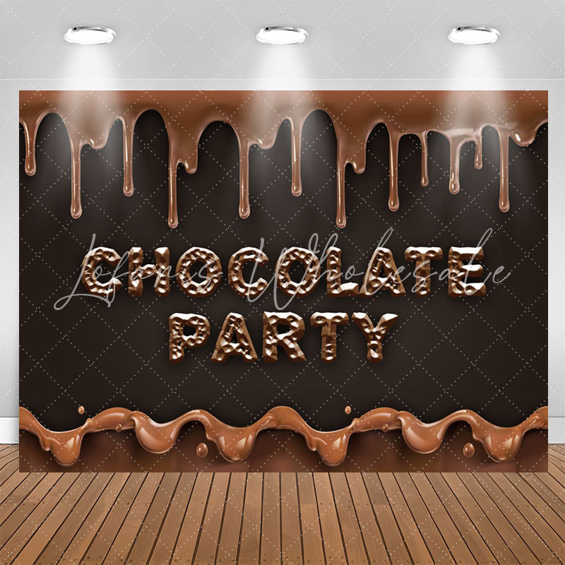 Lofaris Chocolate Party Candyland Sweet Birthday Backdrop