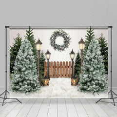 Lofaris Christmas Tree Winter Holiday Backdrop for Photo
