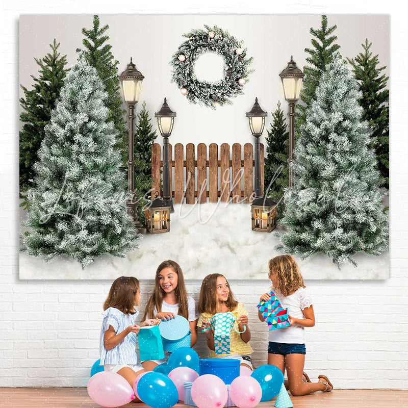 Lofaris Christmas Tree Winter Holiday Backdrop for Photo