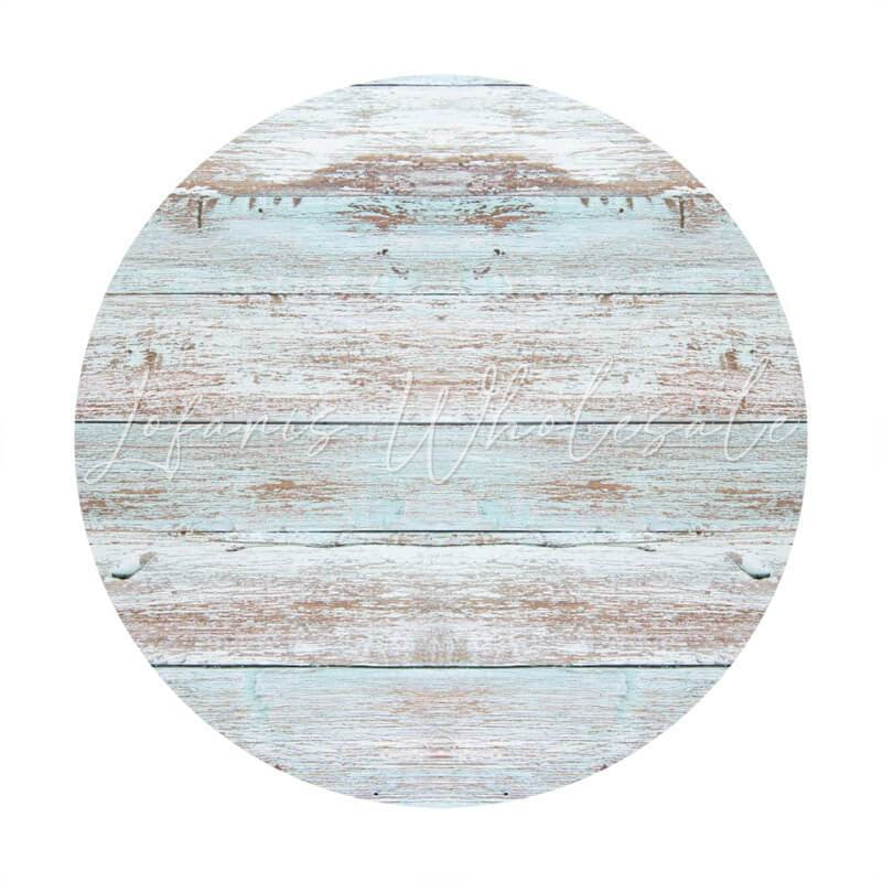 Lofaris Circle Simple Wooden Happy Birthday Backdrop For Boy