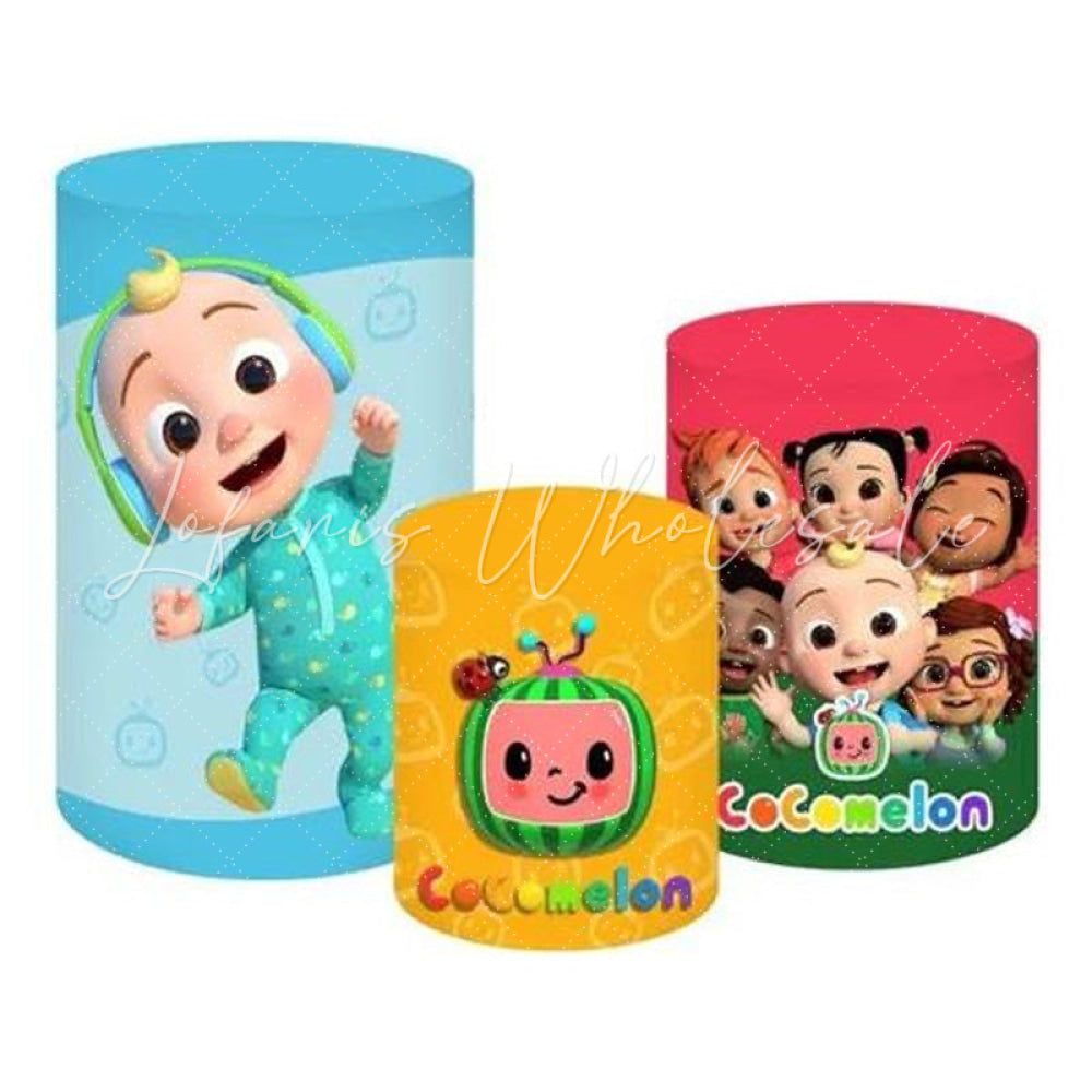 Cocomelon Kids Fun Themed Cover Cylinders Kit