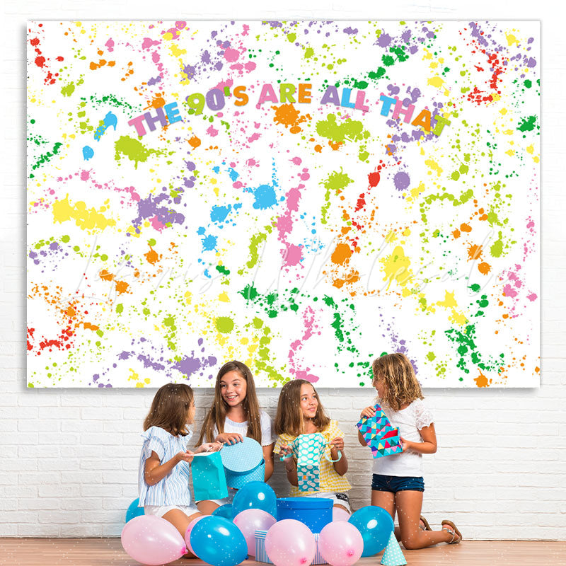 Lofaris Colored The 90s Are Or That Graffiti Backdrop For Party