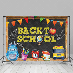 Lofaris Colorful Flags And Backyard Pattern Back To School