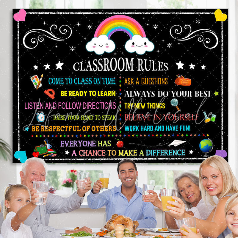 Lofaris Dream Big Educational Back to School Backdrop for Photo