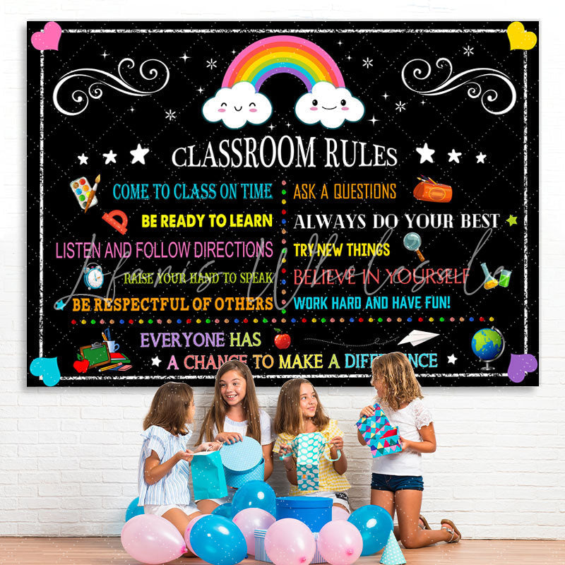 Lofaris Dream Big Educational Back to School Backdrop for Photo