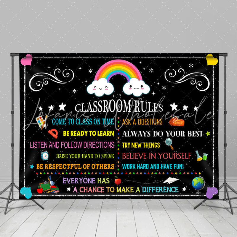 Lofaris Dream Big Educational Back to School Backdrop for Photo