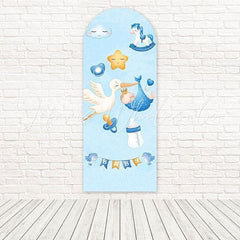 Dreamy Pastel Clouds Wonderland Vibe Arch Backdrop For Baby Shower