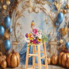 Fairy Tale Pumpkins Balloon Cinderella Photo Backdrop