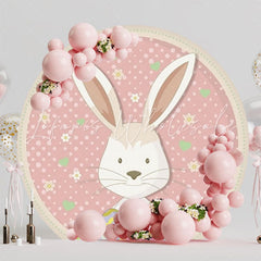 Festive Easter Round Backdrop For Spring Holiday Celebration Party