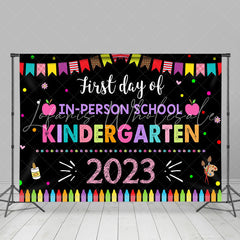Lofaris First Day of Kindergarten Classroom Backdrop for Photo