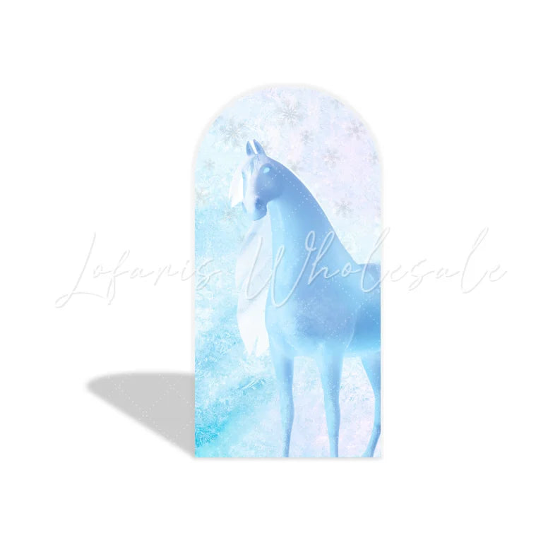 Frozen arch Birthday Party Arch Backdrop Wall Cloth Cover