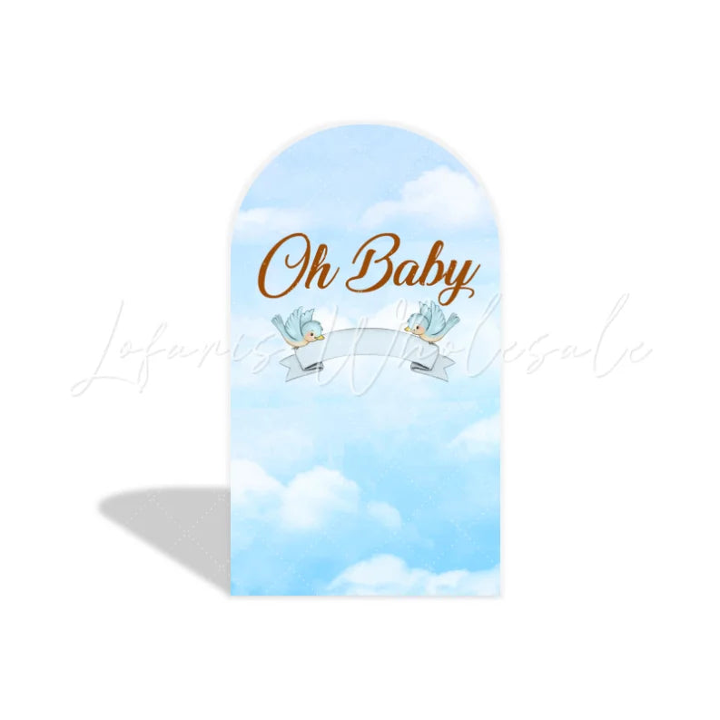 Gender reveal arch Birthday Party Arch Backdrop Wall Cloth Cover