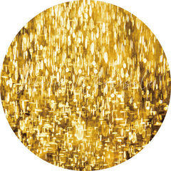 Lofaris Gold Bokeh Glitter Round Happy Birthday Party Backdrop