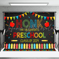 Lofaris Honk For The School Preschool Graduation Backdrop