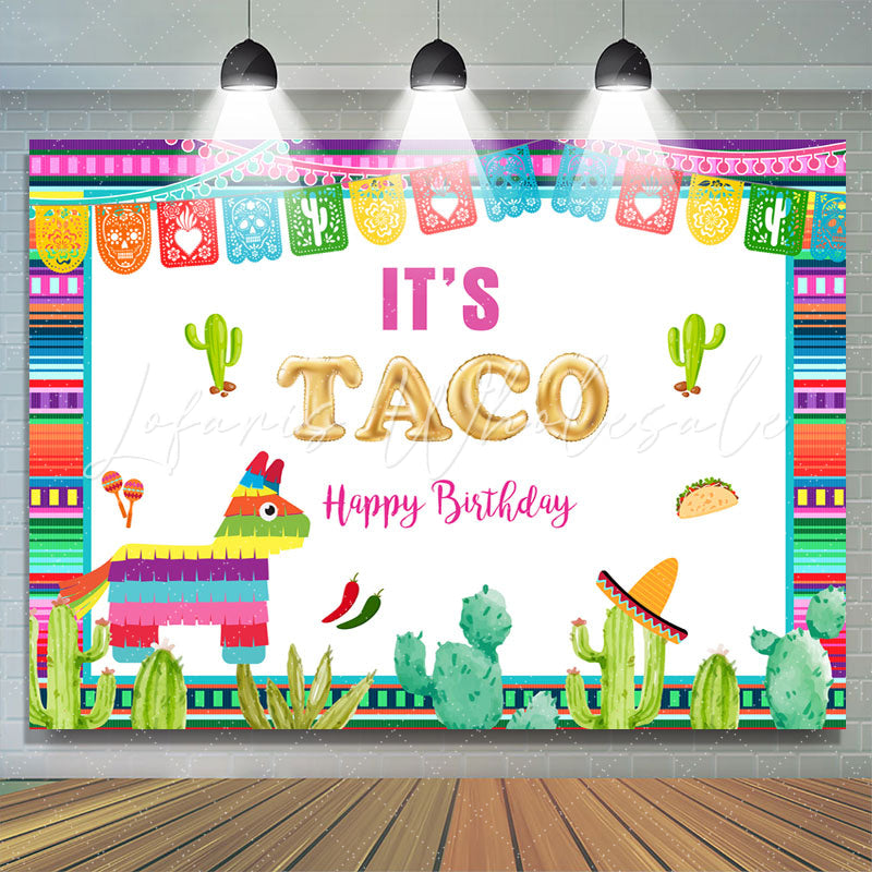 Lofaris Its A Mexican Tato Happy Birhday Backdrop For Children