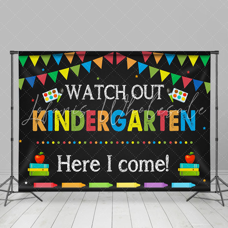 Lofaris Kindergarten Back to School Kids Photoshoot Backdrop