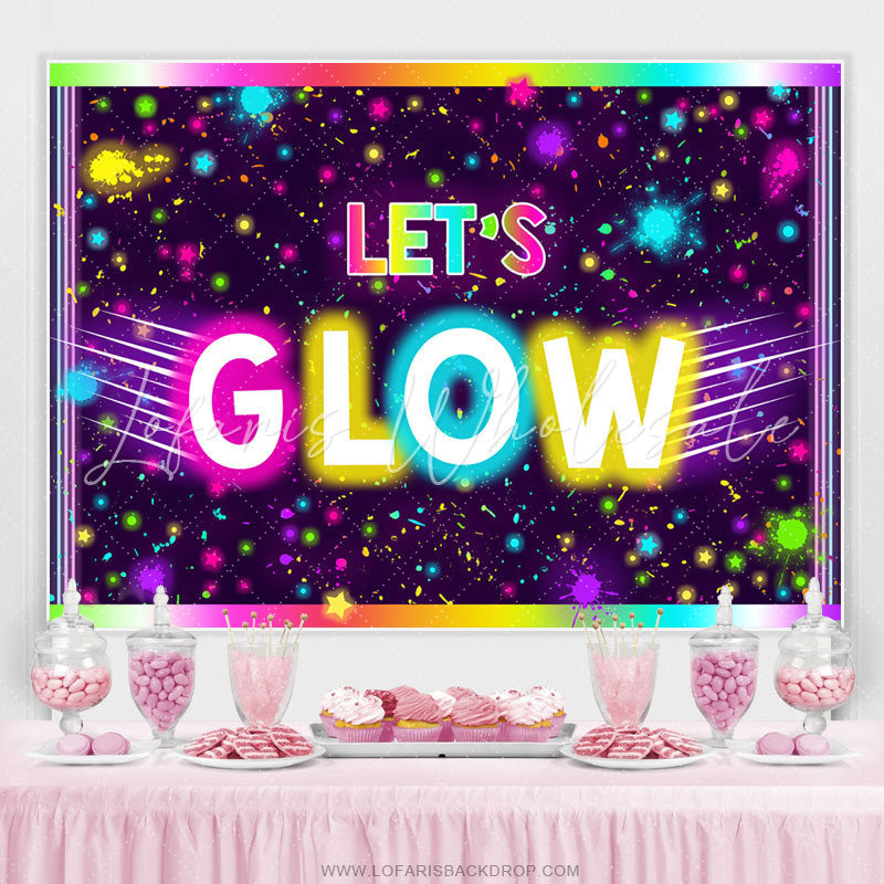 Lofaris Lets Clow Colorful Graffiti Backdrop For Birthday Party