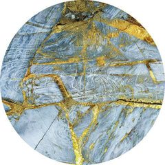 Lofaris Light Blue Abstract Texture Round Birthday Backdrop