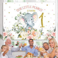 Lofaris Litter Peanut Is Turning One Birthday Backdrop