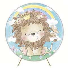 Little Lion King Round Backdrop for Safari Party