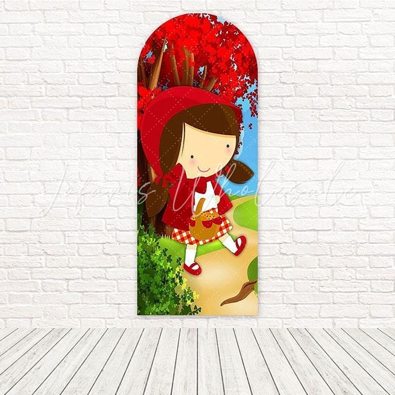 Little Red Riding Hood Forest Tale Theme Arch Backdrop For Party Fun
