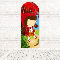 Little Red Riding Hood Forest Tale Theme Arch Backdrop For Party Fun