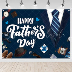 Lofaris (7 Day Delivery)Lofaris Blue Tie Happy Father¡¯s Backdrop for Festive Decor
