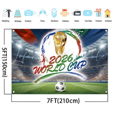 Lofaris (7 Day Delivery)Lofaris Dynamic Soccer Stadium Football Holiday Backdrop Party Celebration
