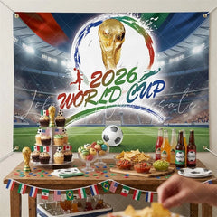 Lofaris (7 Day Delivery)Lofaris Dynamic Soccer Stadium Football Holiday Backdrop Party Celebration
