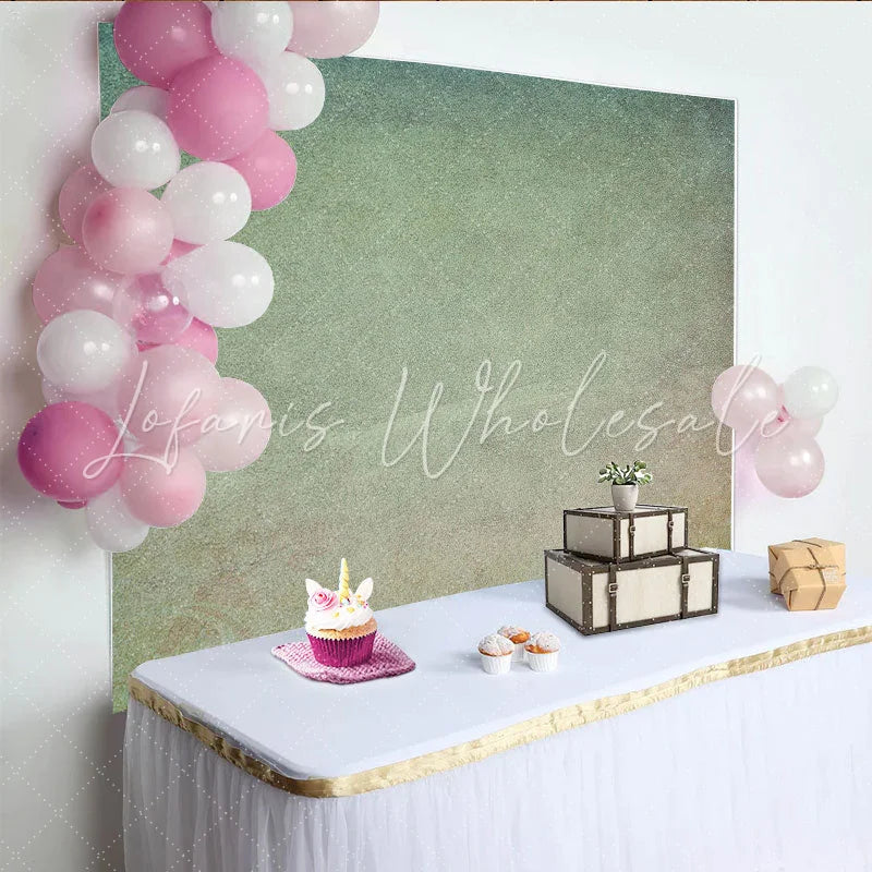 Lofaris Abstract Muted Teal and Dusky Rose Textured Backdrop Soft Gradient Fine Art Photography Background