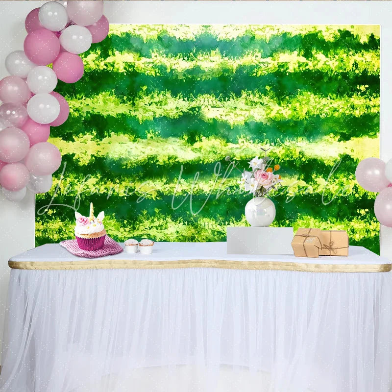Lofaris Abstract Textured Photography Backdrop with Vibrant Green Stripes Artistic Studio Background for Creative Photoshoot