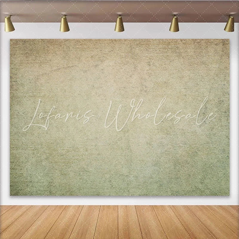 Lofaris Aged Beige and Olive Green Parchment Textured Backdrop Abstract Antique Paper Photography Background