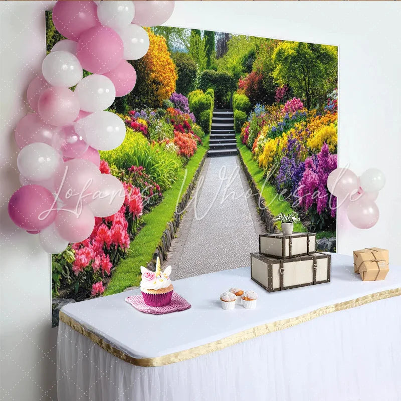 Lofaris Black and Gold Birthday Backdrop with Balloons Sparkling Glitter Background for Men and Women Party Decor