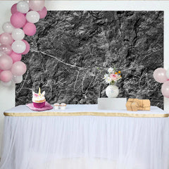 Lofaris Black Rock Wall Backdrop Slate Stone Texture Photography Background